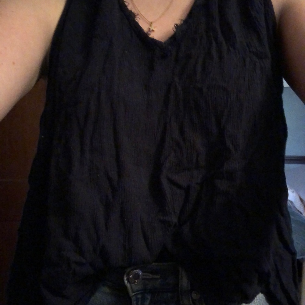 Cute, Loose Navy Blue Tank